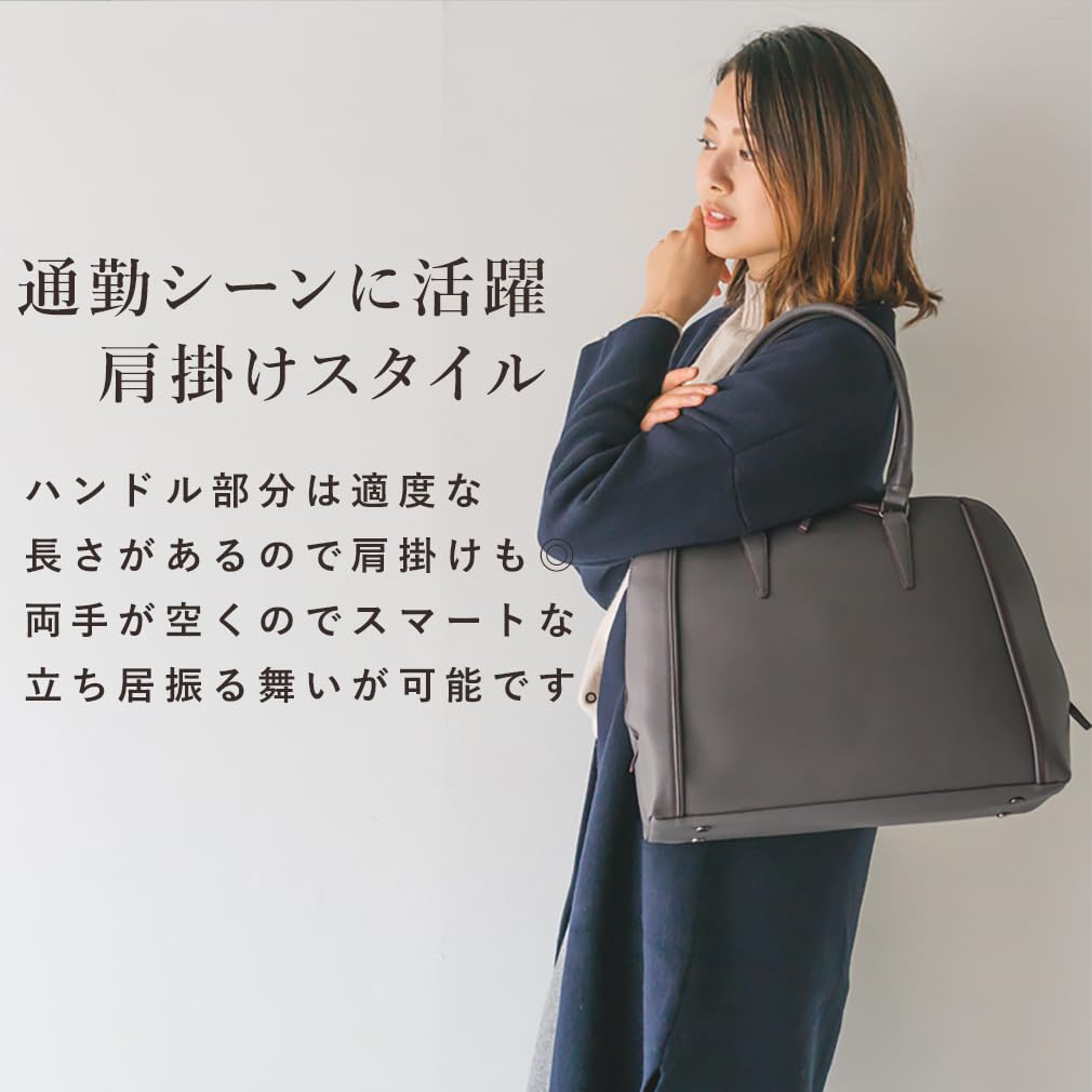 Vita Felice Round Business Tote Bag [VITAFELICE] Women's Vsib-21c33p (Gray)