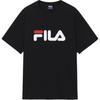Fila Футболки Унисекс Черные С Круглым Вырезом FS262RS01X018-BLK