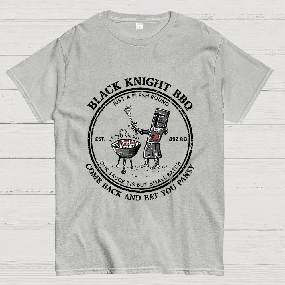 Black Knight BBQ Unisex 100% Cotton Summer Casual Cool Loose T-Shirt