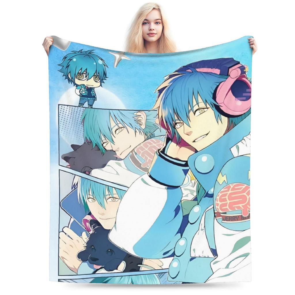 dramatical murder anime Throw Blanket for Couch Soft Cozy Plush Blanket 50x60 Inch Multi-size Bedspread for All Seasons