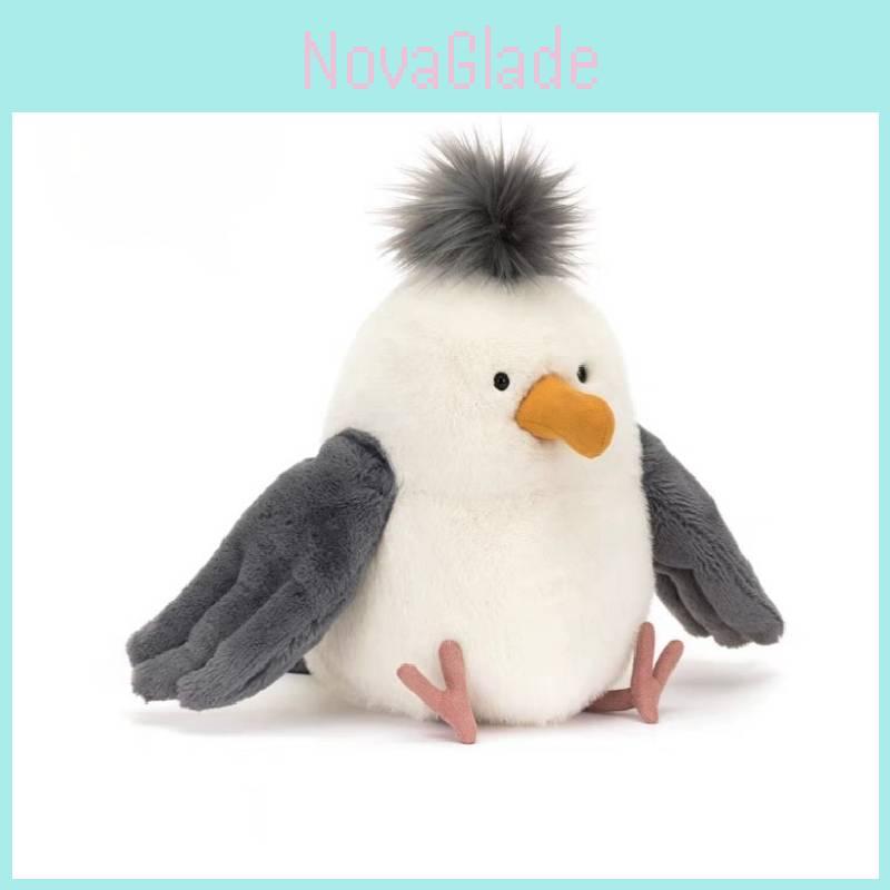 Amuse Hairy Animal Penguin Plush Figurine With Pp Cotton Filling For Kids Playroom