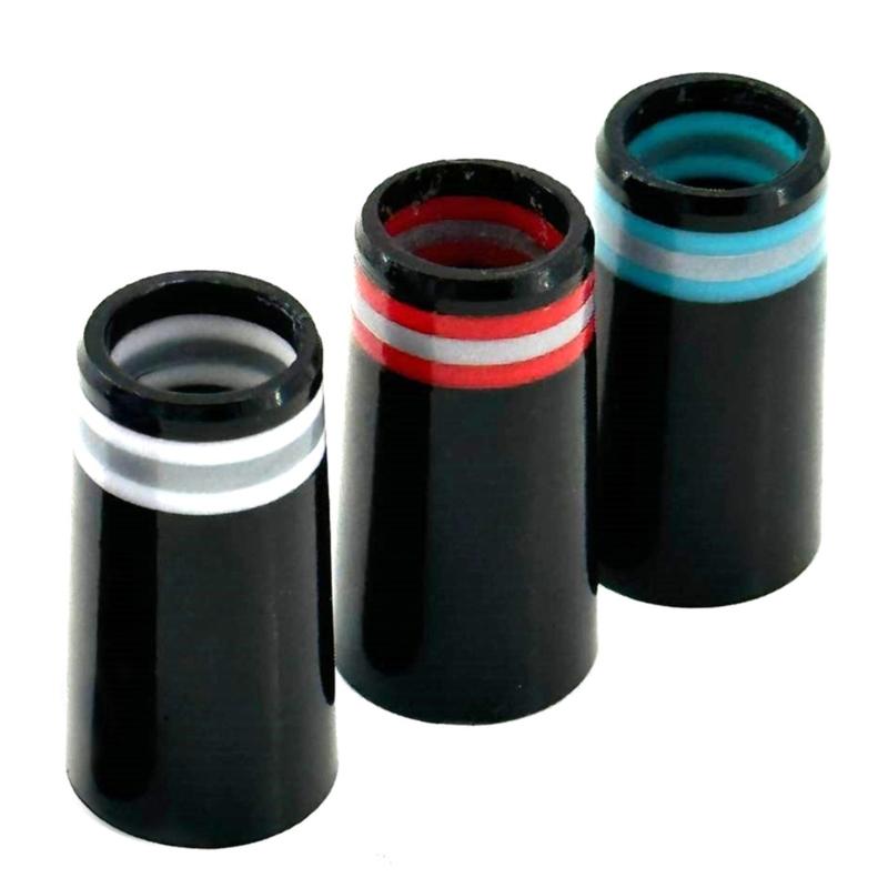 10Pcs Collared Rubber Ferrules for Golfs Iron with Rings, Golfs Iron Ferrules, Golfs Tapered Ferrule for Parallel Shaft