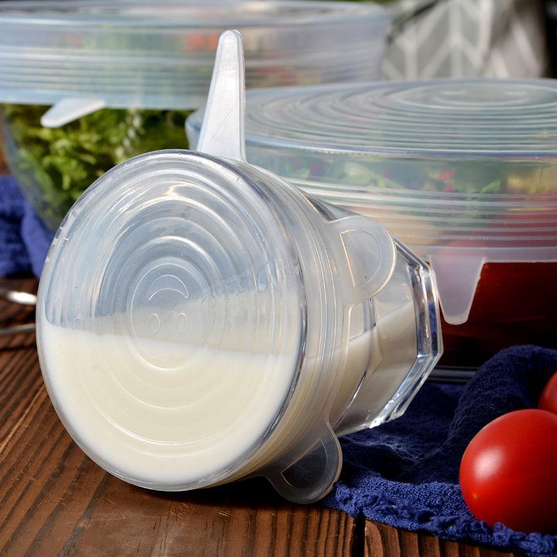 Герметичная и прозрачная силиконовая крышка чаши для консервации.