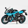 1:12 Yzf-R1M Литой Модель Гоночного Мотоцикла из Сплава Модель Уличного Спортивного Мотоцикла Звук и Свет Игрушки для Детей Подарок