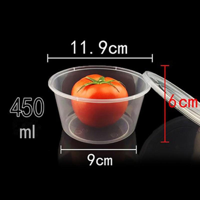 Clear Plastic Food Containers: Round or Rectangular, with Lids