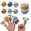 OTONOPI Игрушки для ванны, Набор игр с водой, Набор из 12 животных, Игрушки для купания животных, Игрушка для бассейна, Обучающая игрушка, Подарок на день рождения для мальчиков и девочек