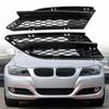 1 Pair Front Bumper Lower Fog Light Mesh Grill Left Right Compatible For 3 Series 318i 320i 325i