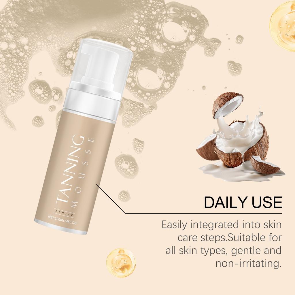 Автозагар Быстросохнущий Крем для загара без солнца Бронзатор для загара Питательный лосьон для загара Наносится шелковисто и не оставляет следов ,1 шт ,