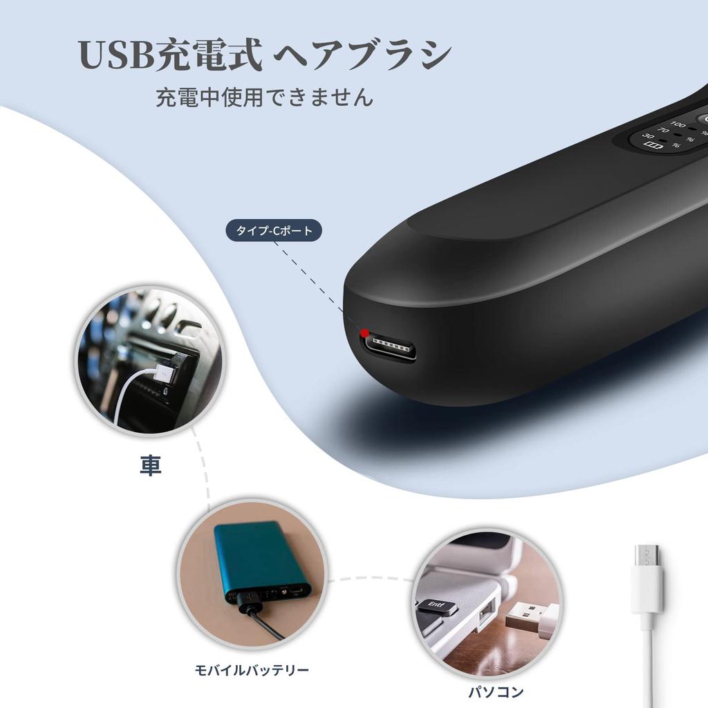 Прямая тепловая беспроводная щетка для волос, USB-щетка, расческа для волос, дождливая вьющаяся спальная сумка для хранения, удобная для сжигания керамики, быстрая температура для