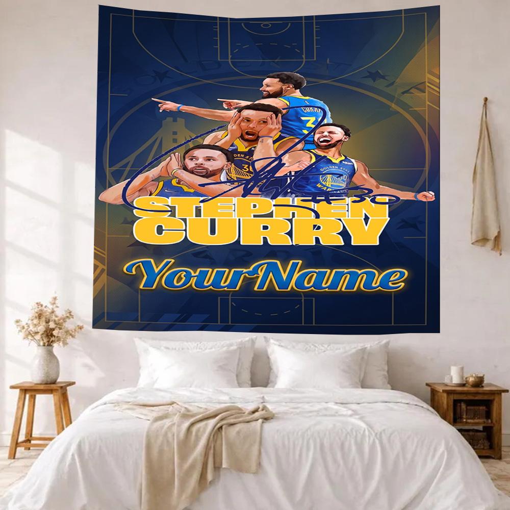 Curry Custom Your Name Wall Decor Tapestry Art For Pet Memorial Birthdaywedding Party Backdrop Family Gift