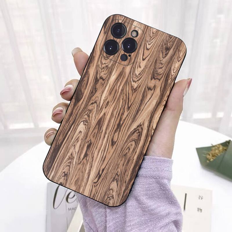 Чехол для телефона с текстурой дерева, мягкий силиконовый для iPhone 14 13 12 11 Pro Mini XS MAX 8 7 6 Plus X 2020 XR Shell