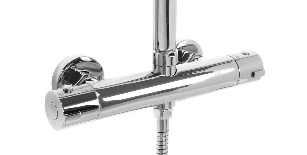 Zestaw natryskowy tom chrom termostat sku rea-p7100