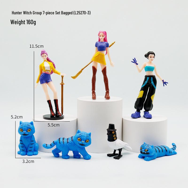 Плюшевый охотник на демонов K-pop: Аниме Модель Звездного Тигра для Трансграничной Торговли