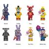 Funko FNAF Мини Строительные Блоки 8 шт. Фигурки Действия Игрушки В Five Nights DIY Модель Фигурки Игры Детские Подарки на День Рождения