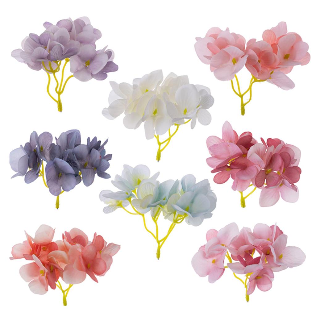 Artificial Hydrangea Flower Heads for Home & Wedding Decoration