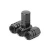 4PCS aluminum alloy car tire valve stem cap tire wheel rim valve cover dustproof and waterproof For Tesla Series car accessory