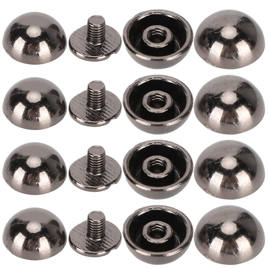 Mushroom Rivets Round Head Screw Dome DIY Stud Buttons for Bag Shoes Clothing Decor