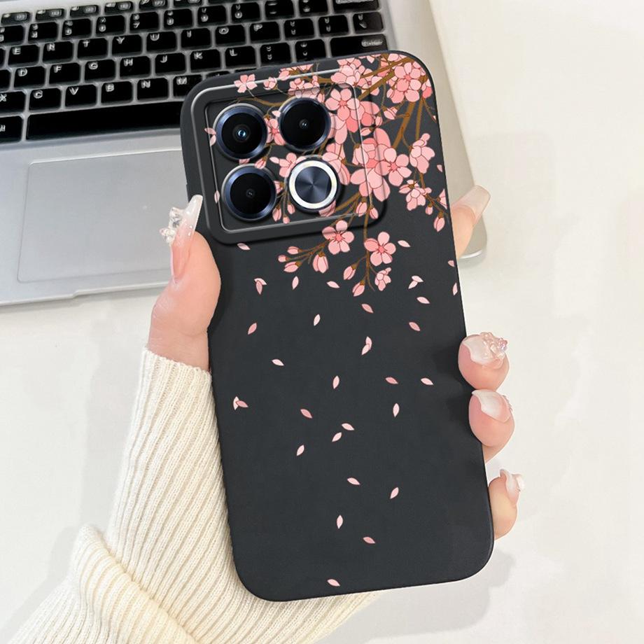 For Infinix Note 40 5G X6852 Phone Case Silicone Soft Back Cover For Infinix Note40 X6851 Bumper Dragon Cat Flower Butterfly Bag