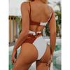 Купальники Европейский и Американский Сексуальные Бретели Двухцветный Раздельный Бикини Купальник