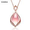 Линдон Женщины Медный Сплав Искусственный Кристалл Мода Кулон Ожерелье Подарок