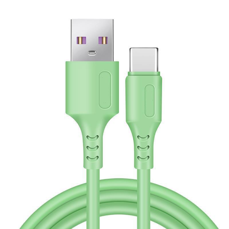Жидкий Макарон 5A Быстрая Зарядка Универсальный Флэш-Кабель для Huawei и Xiaomi Type-C - Хит Продаж