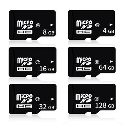 Высокоскоростная карта памяти microSD/TF: Совместимая память 4 ГБ/8 ГБ/16 ГБ/32 ГБ/64 ГБ.