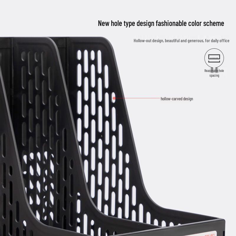 Deli 4-Compartment Office File Organizer
