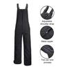 Waterproof Ski Pants Women Ski Bib Insulated Overalls Thickened Adjustable Shoulder Strap Windproof Snowboard Winter Snow Pants with Pockets