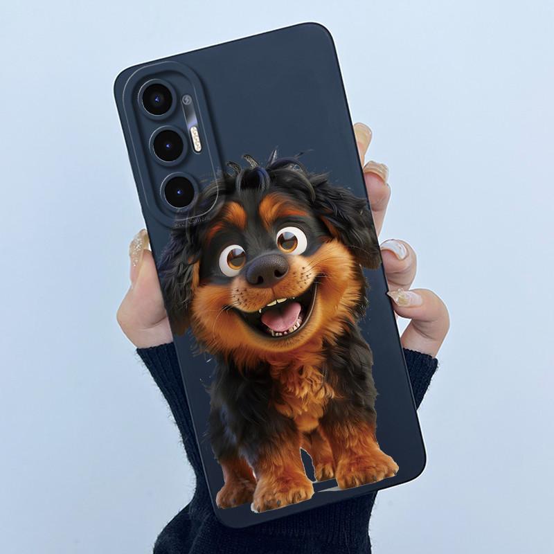 Чехол для Tecno Pova 3 LF7n Милый Мультяшный Кот Матовый Ударопрочный Мягкий Силиконовый Чехол для Телефона Для Tecno Pova 3 Pova3 Funda 6.9''