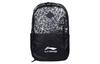 Li Ning Fabric Tennis Bag, Sports Bag, Badminton Bag, Backpack Unisex Black Silver ABSQ388-1