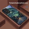 Красные И Черные Сердца Для Samsung Galaxy S10 S20 Plus S21 FE S22 S23 S24 FE S25 Ultra Черный Чехол для Телефона из Закаленного Стекла Жесткий Чехол