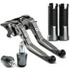CNC Aluminum Brake Clutch Lever Handlebar Grips End Caps Honda CBR929RR 2000-2001 Motorcycle Aftermarket Upgrade