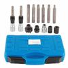 13 Pcs Alternator Pulley Tool Kit Freewheel Removal Decoupling Puller Socket Sleeve Drills