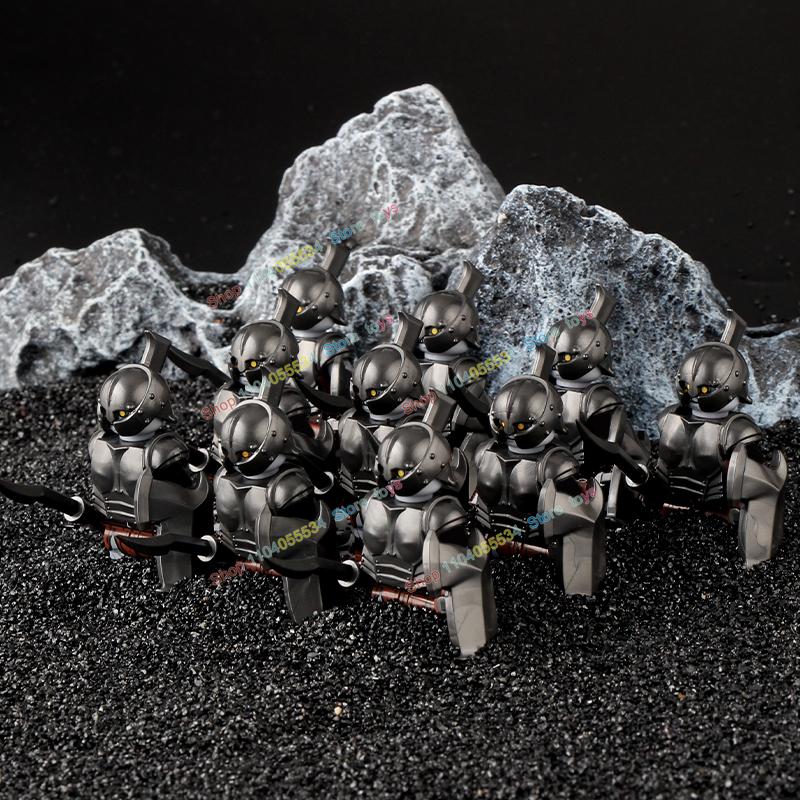 Movie Series Orc Uruk-hai Army Action Figures Mini Bricks Doll Assemble Building Blocks MOC DIY Toys for kid gift