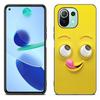 3D Funny Face Phone Case For Xiaomi Mi 11 Lite NE 11i 10T 11T Pro A2 A3 Lite POCO F3 M3 M4 C31 X3 Pro NFC GT Black Soft Cover