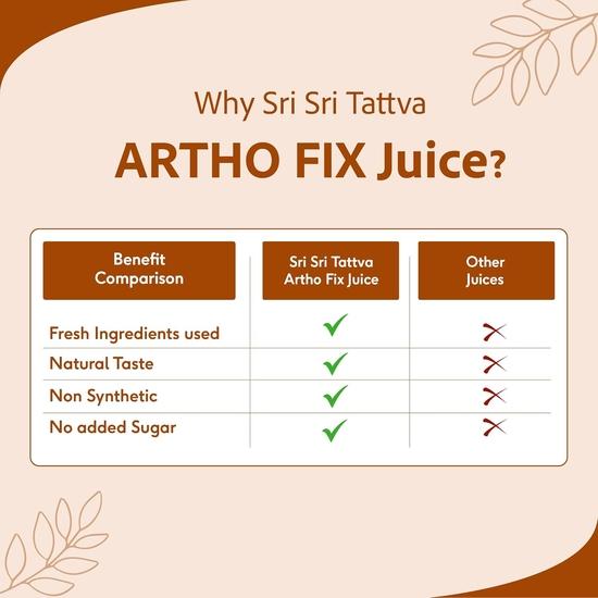 Sri Sri Tattva Artho Fix Juice - Supports Joint Mobility, 1L