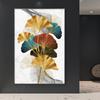 Abstract Colorful Ginkgo Biloba Leaves Prints Modern Canvas Painting HD Wall Art Poster for Living Room Gallery Home Decoration