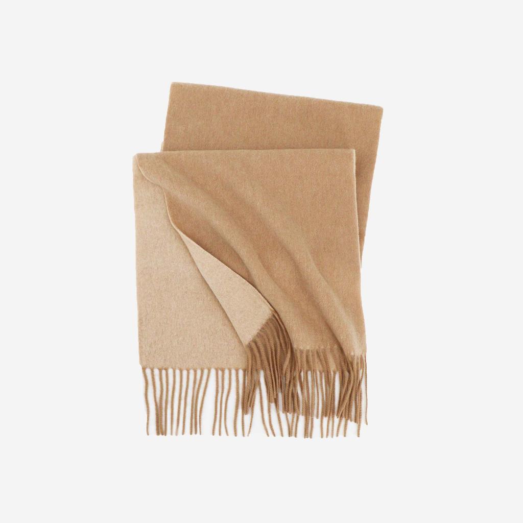 Зима 2025 года, новый женский простой однотонный шарф из 100% шерсти, высококачественный универсальный шарф, теплая мужская шаль