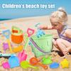 Beach Toys Set for Kids Toddlers Girls Sandcastle Sand Bucket Shovels Animal Sand Molds Travel Sand Toys for Beach Sandbox Toys
