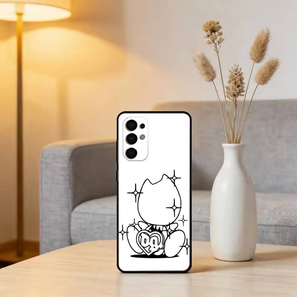 B-Bladee DG 3-3-3 Phone Case Black Silicone Soft For Samsung S25,S24,S21,S22,S23,S30,Ultra,S20,Plus,Fe,Lite