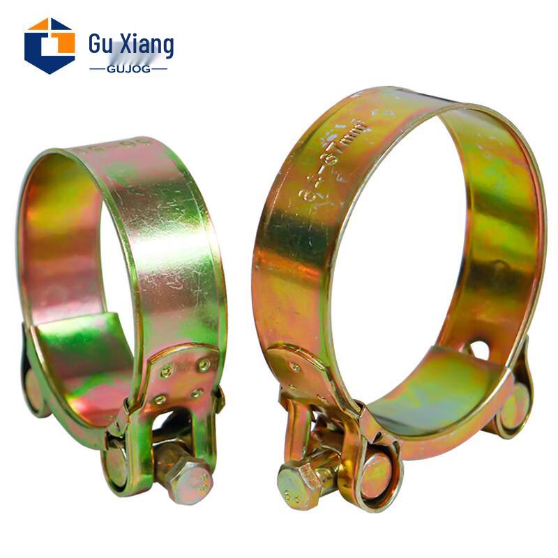 Усиленные оцинкованные хомуты Guxiang
