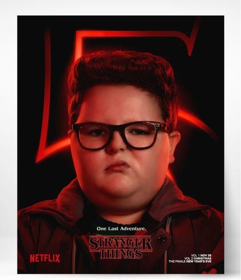 Плакат-жестяная табличка Stranger Things 5 сезон 20x30 см Ретро Настенный декор