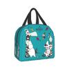 Муми-тролль Ланч Изолированный Ланч Мягкий Охладитель для и 13 см Толстый x 22 см Широкий x 20 см Сумка, Изолированный, На молнии, Компактный, Портативный, Сумка, Сумка, Сумка-тоут/Эко-сумка,