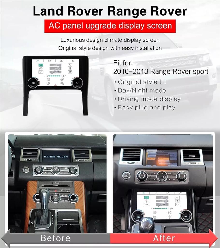 LCD Touch Screen AC Panel Air Control For 2010-2013 Land Range Rover Sport L320