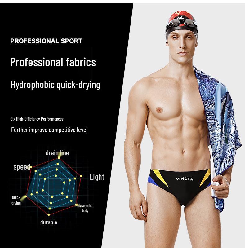 Yingfa Мужские гоночные плавки 2019 - Профессиональная тренировочная купальная одежда