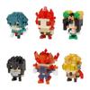 Nanoblock Mini Nano My Hero Academia 1BOX 6 6 Types In Total Vol.2 (BOX) NBMC_23S = Pieces,
