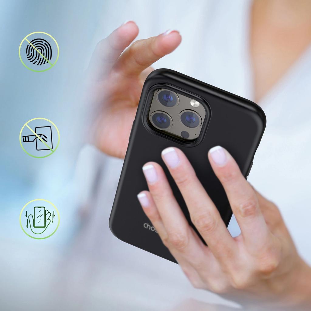 Choetech Mfm Anti-Drop Case Made For Magsafe Case For Iphone 13 Pro Black (Pc0113-Mfm-Bk)