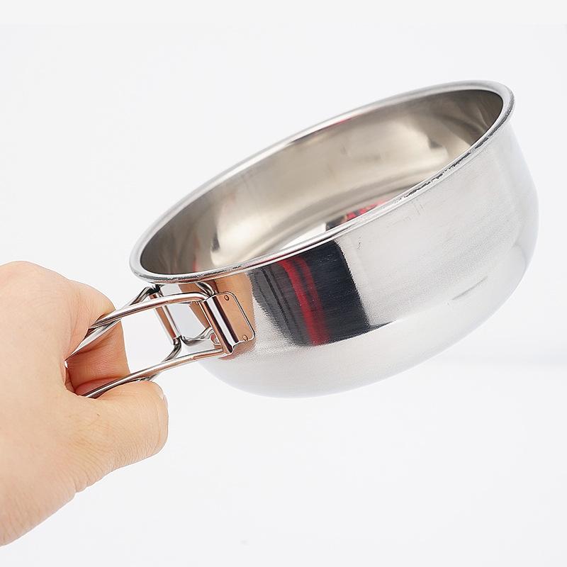 CLS Набор складных стаканов для улицы 304 Нержавеющая сталь Туризм Кемпинг Большой набор из 4 стаканов 650 мл Складная миска Комбинация Посуда