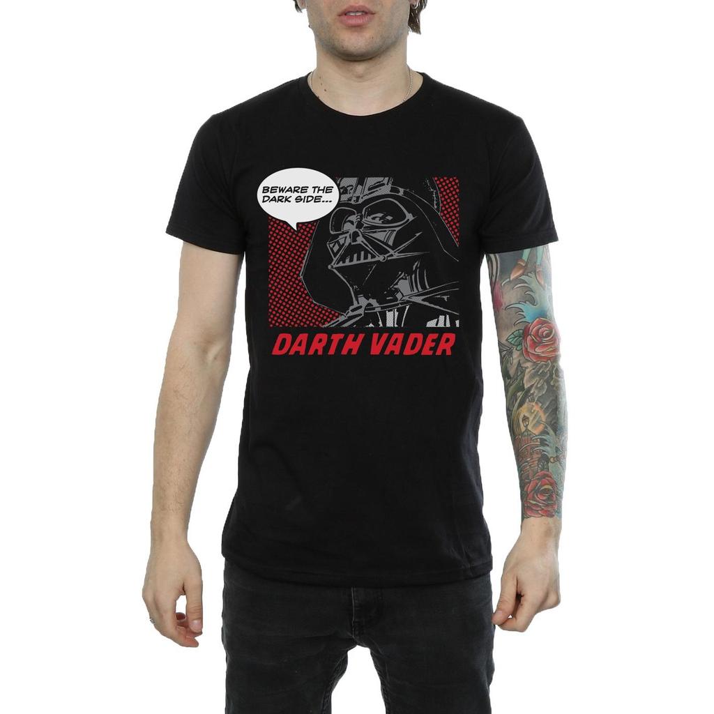 Star Wars Mens Darth Vader Dark Side Pop Art T-Shirt