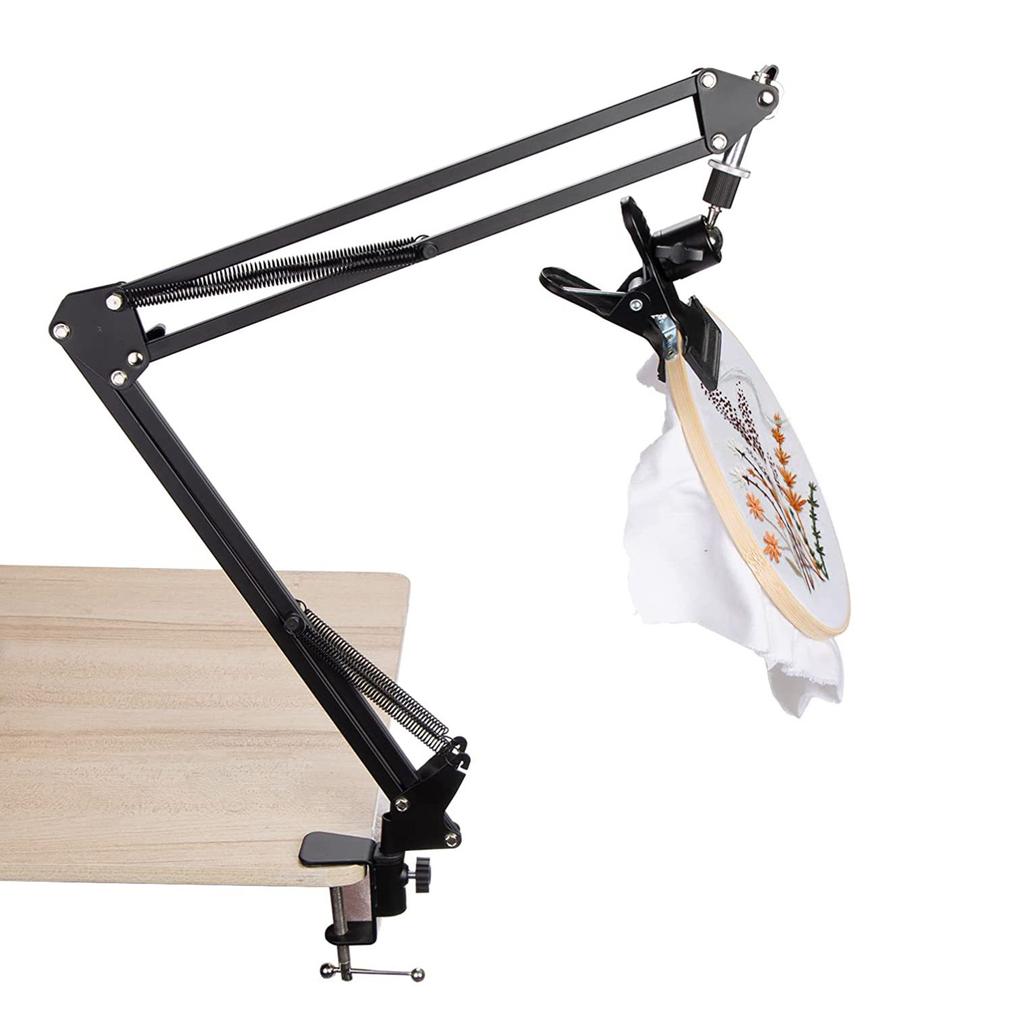 Embroidery Hoop Holder Lap Stand Cross Stitch Holder Stand Hand Embroidery Holder Stand Adjust Hand Embroidery Stand Lap